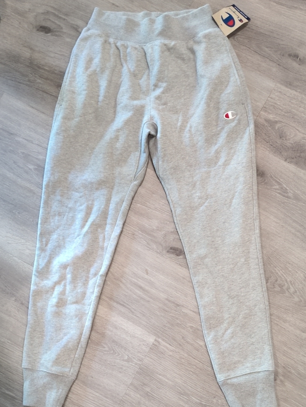 Champion Light Gray Men's Jogger Sweatpants Small